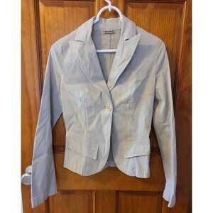 TRANSIT PAR-SUCH Tan Taupe Blazer JACKET Size XS Button Italy Cotton